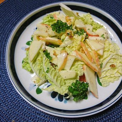白菜と林檎のサラダ